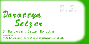 dorottya selzer business card